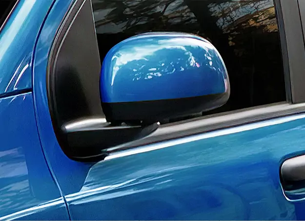 Vue rétroviseur détail Fiat Panda Hybride