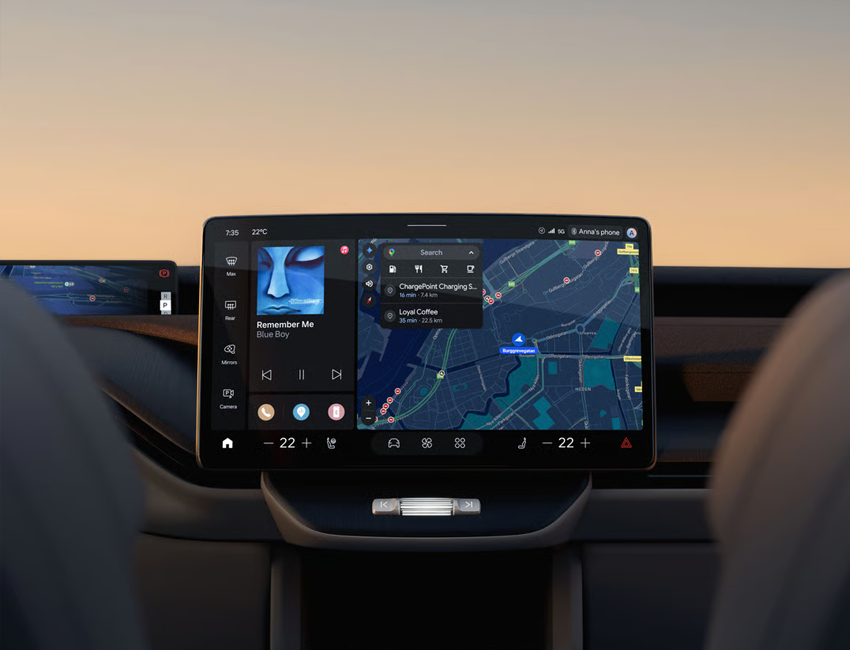 Technologies embarquées du Volvo EX60